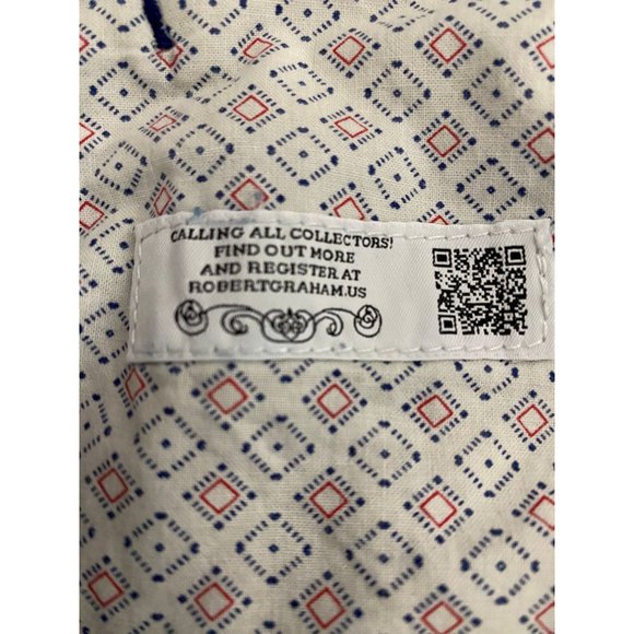 Robert Graham Jeans Men Size 34 Blue Slim Jim Pants Actual 36x31 Dark Indigo - Picture 8 of 10